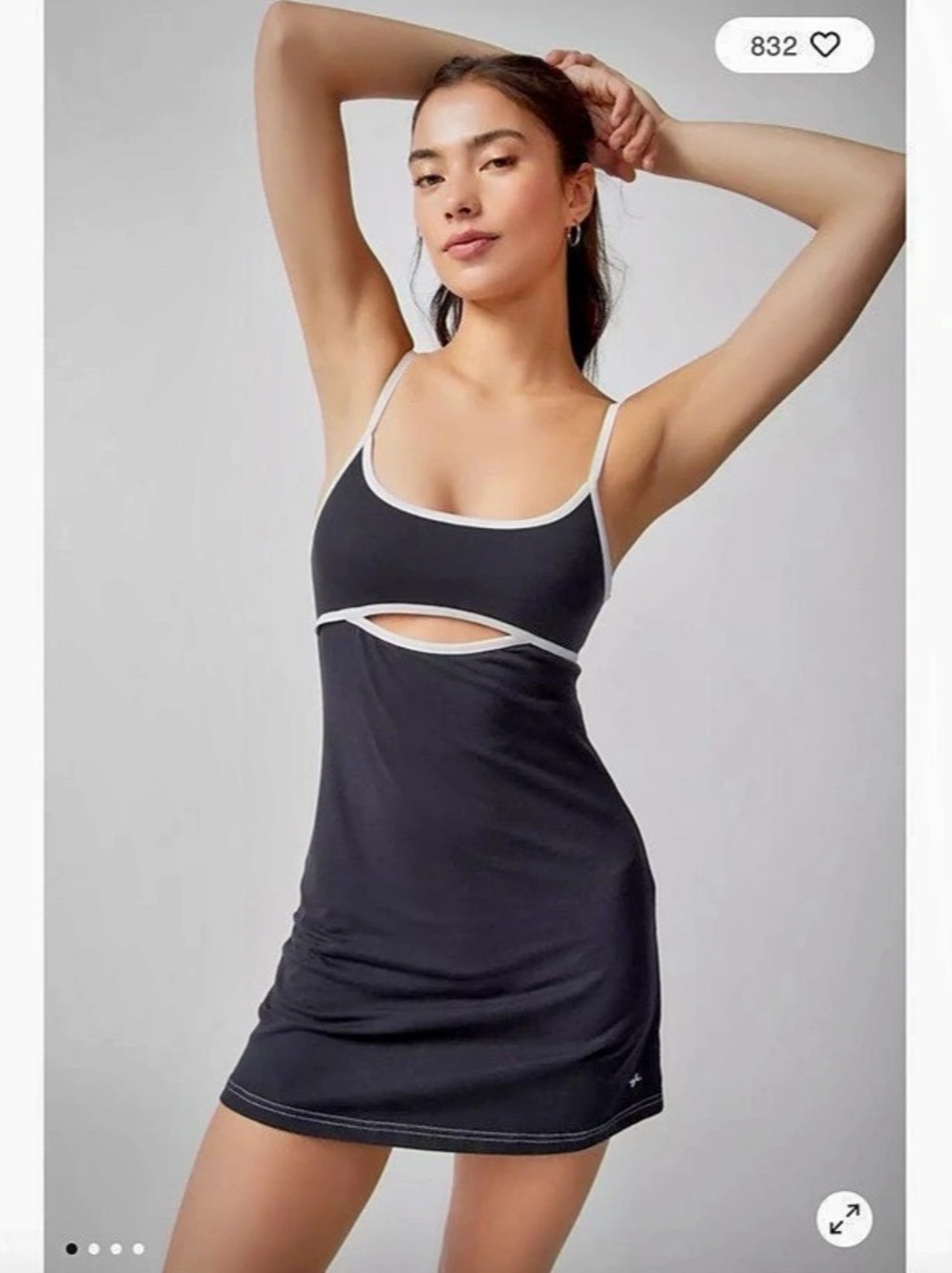 NWT UO Out From Under Harri Cutout Mini Dress Size Large